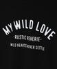 RUSTIC REVERIE My Wild Love Oversized T-Shirt_Black