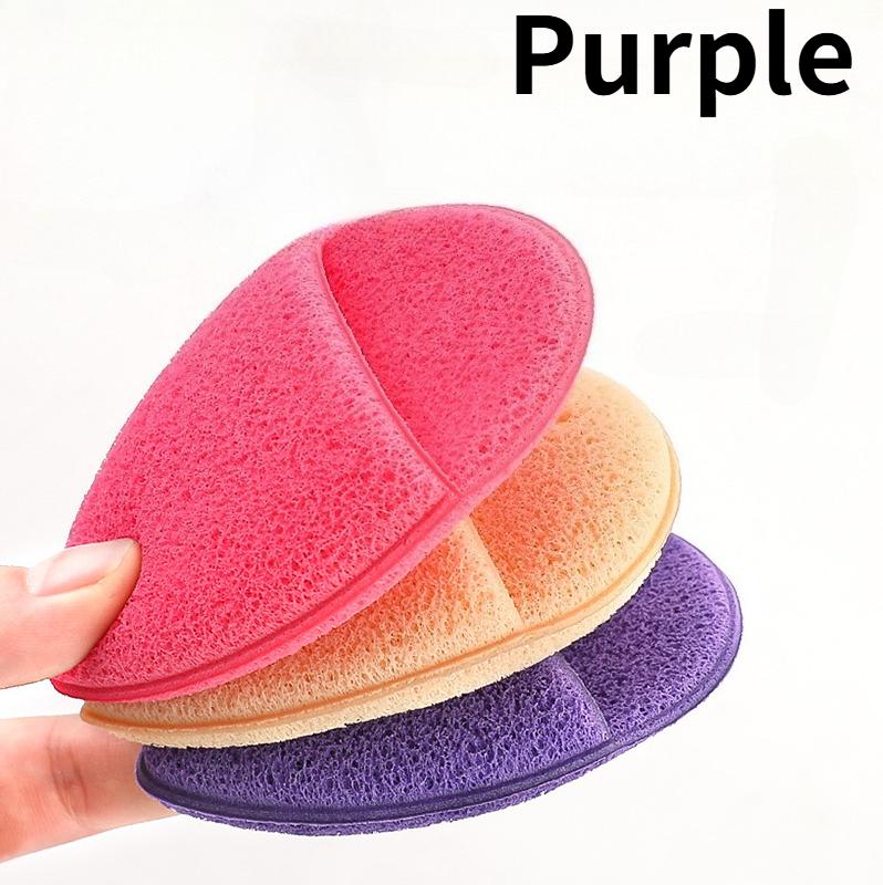 

1PC Handheld Facial Cleansing Brush,Face Scrubbing Towel,Water Drop Spong,Colorful Cleansing Puffs for Daily Face Washing фиолетовый