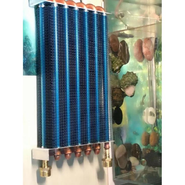 1PCS Air-cooled copper tube condenser for refrigerators, freezers, chillers, water-cooled air conditioners, and evaporators.
