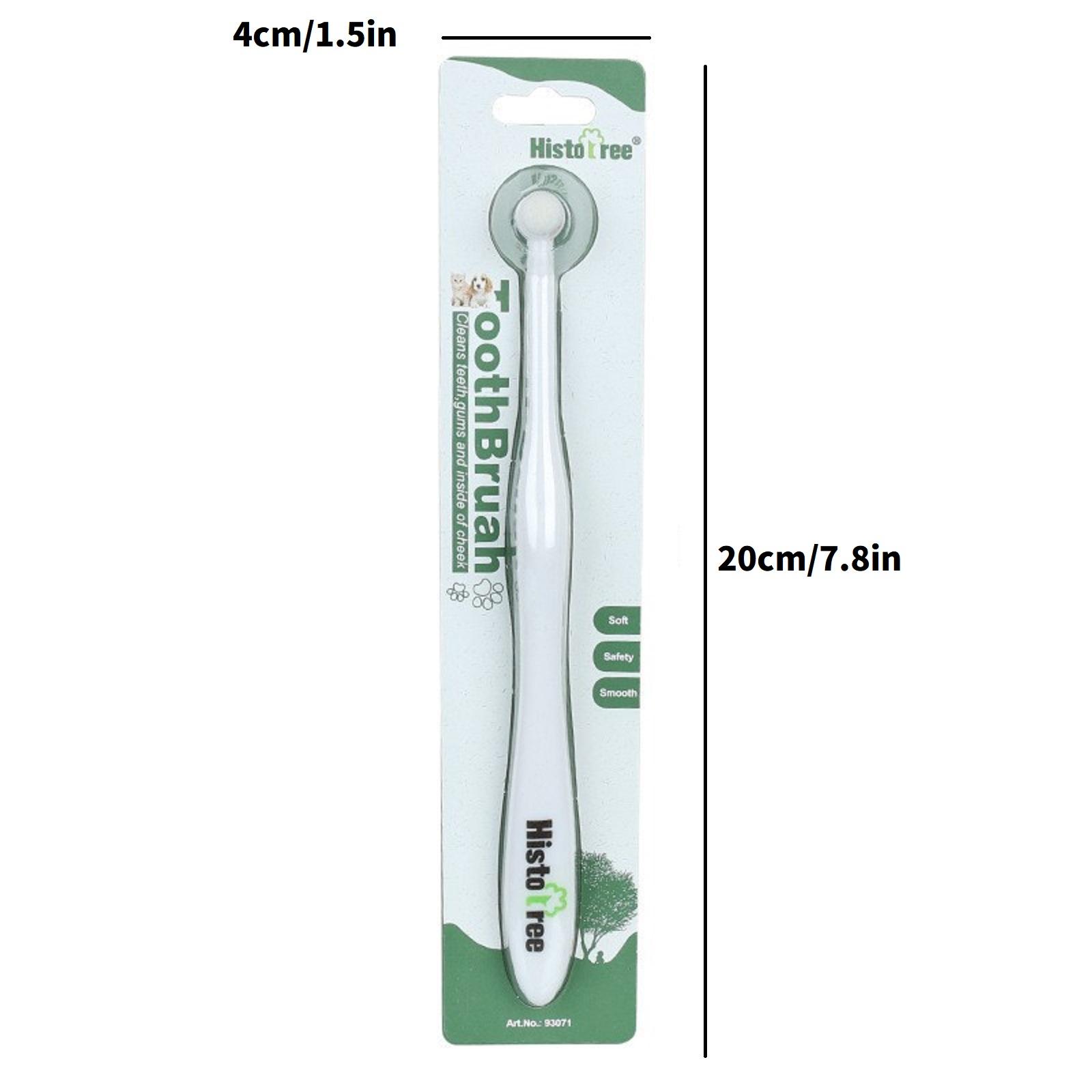 

Pet Toothbrush, Dog Toothbrush One Size білий
