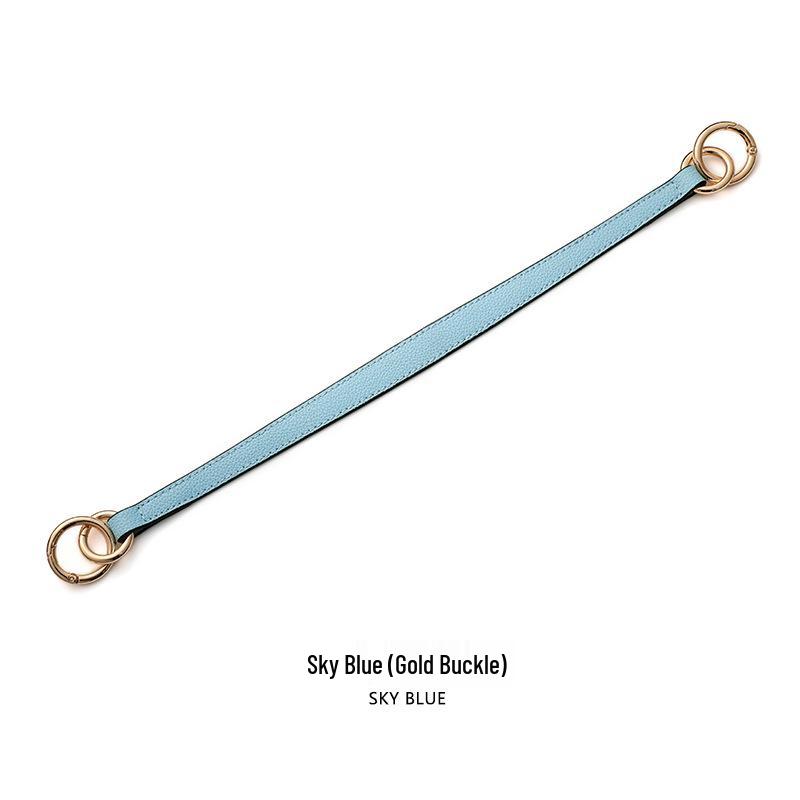 Litschi-Narben-Handtaschenriemen: Einzelschulter & Doppelring-Hardware