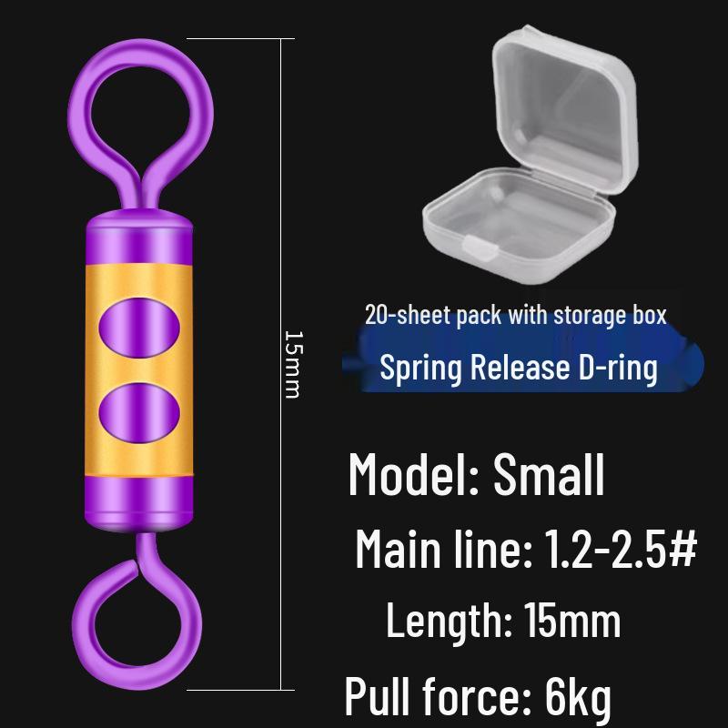 Anti-Tangle Silicone Leader Clip & Connector - Force-Relieving Fishing Tackle Accessory