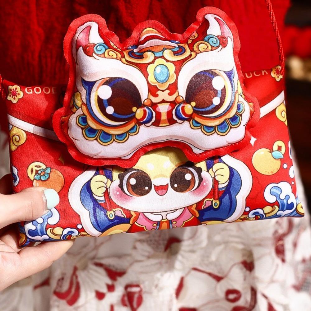 Crossbody Bag 2025 Red Envelope Chinese Year Lucky Money Wallet  Spring Festival Supplies