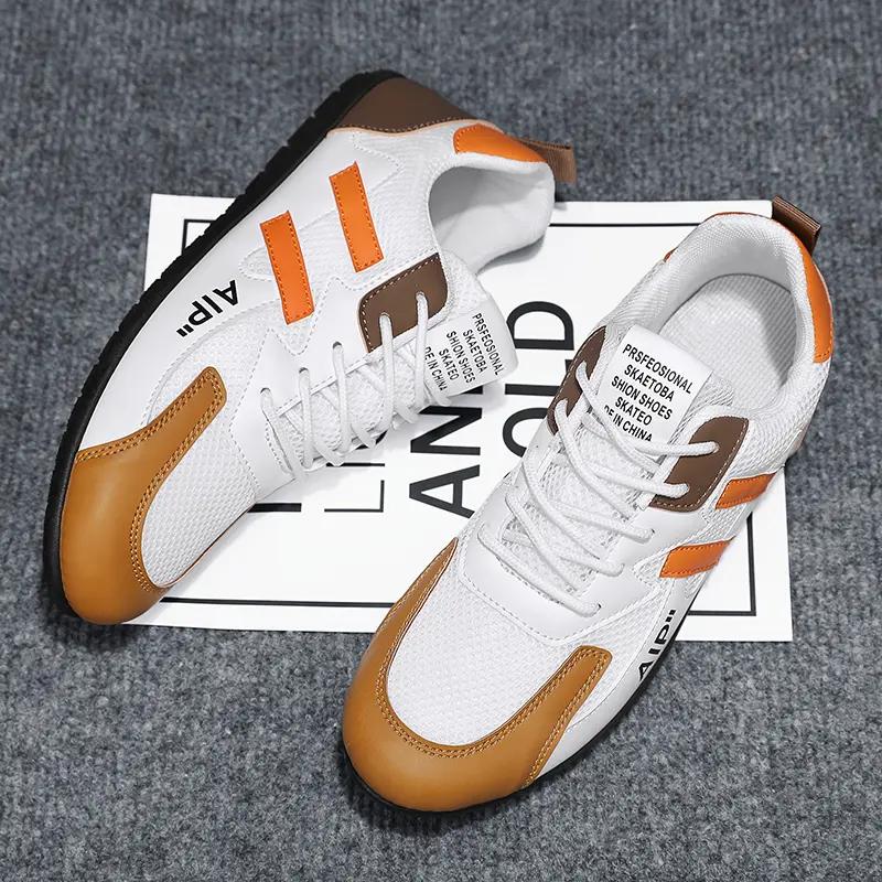 

New Breathable Mesh Shoes, Men s Casual Sports Shoes, Soft-soled Men s Shoes 44 белый