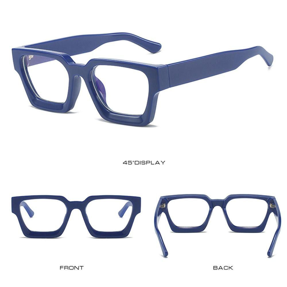 Trendy Square Ins Popular Eyewear Anti-blue Light Glasses Computer Glasses Reading Glasses