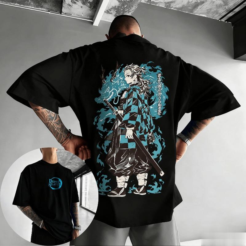 Demon Slayer Street Style Frühling/Sommer Neue Herren-Freizeitmode, geeignet für Männer und Frauen