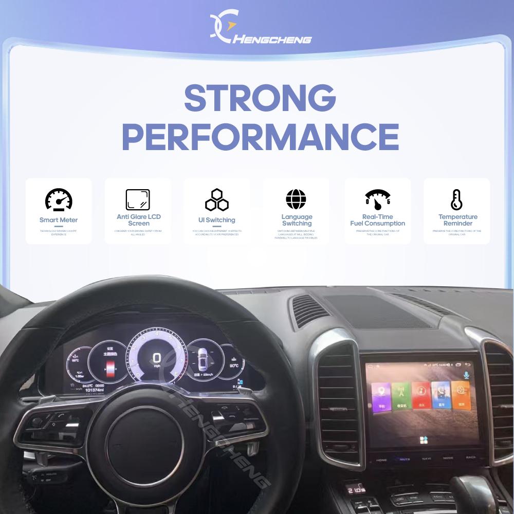 For Porsche Cayenne 2011-2017 Digital Cluster LCD Dashboard Player Cockpit Virtual Instrument