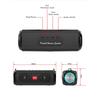 Popular RGB LED Lights Speaker EBS-045 BT 5.0 Portable Wireless Bluetooth Music Player Micrphone Built TF Card Support