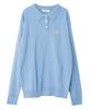 Mayol M Embroidered Long Sleeve Polo Knit_Sky Blue