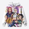 Y2K KPop Demon Hunters Hoodies Teenage Girls Boys Rumi KPop Demon Hunters Hoody Autumn Casual Long Sleeve Children's Clothing