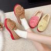 Women Plush Thickened Warm Bowknot Casual Cotton Winter Shoes For Students