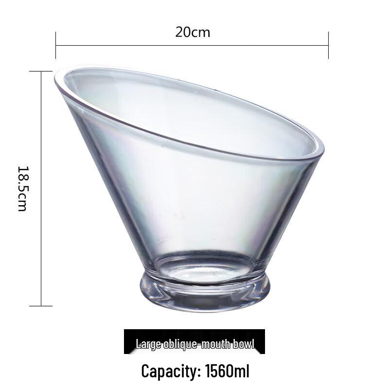 Qiwei Transparent Acrylic Serving Bowl