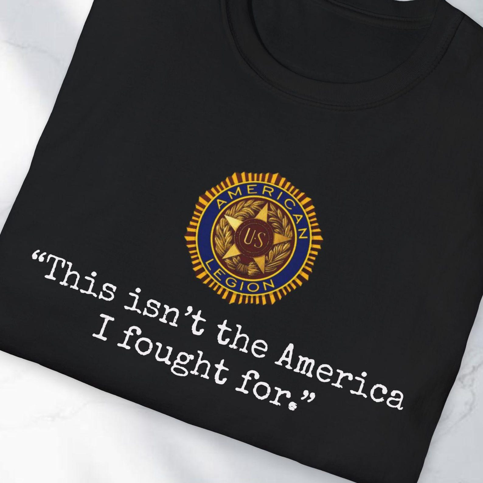Veteran Protest T-Shirt: This Isn t the America I Fought For XL