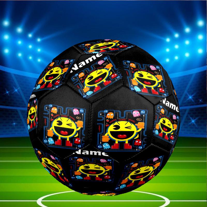 Custom Name Personalized PAC-A Print Size 5 Soccer Ball Training & Match Football, for Team, Kicking, Gift for Football Enthusiasts