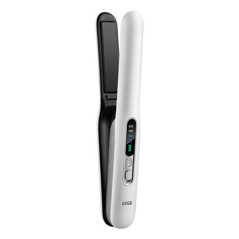GUGE GG39-Al Cordless Negative Ion Hair Straightener & Curler CN plug (adapter included)