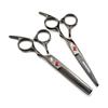 Hair Scissors 6" Japan Stainless Purple Hair Cutting Scissors Barber Thinning Shears Haircut Set for Hairdressing Dropshipping