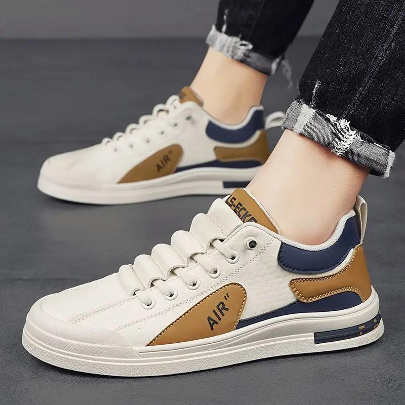 Fashion Men's Casual Sneakers Slip-on Sports Leisure Shoes for Men 2025 Spring Autumn New Outdoor Sport Jogging Shoes Vulcanized Shoes