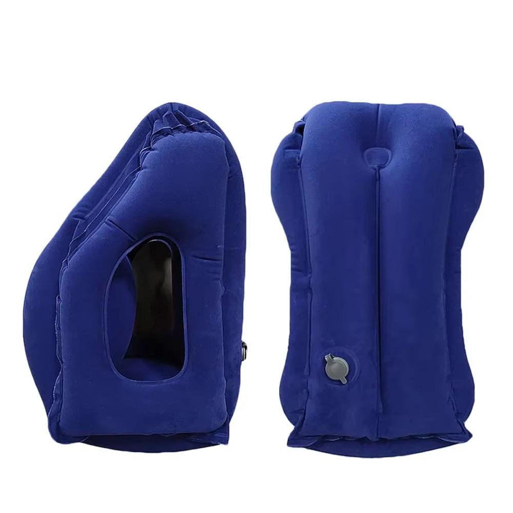 Inflatable Travel Pillow Office Nap Pillow Portable Cushion Neck Airplane Flight Outdoor Sleeping Bag Train  Sleep