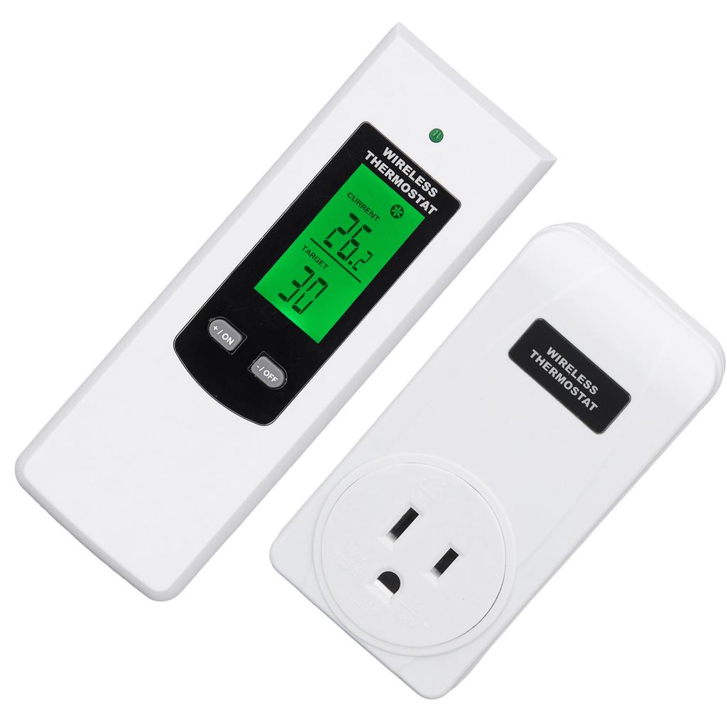 Priza Termostat Wireless Detectare Automată Temperatură Priza Controler Temperatură cu Iluminare LCD