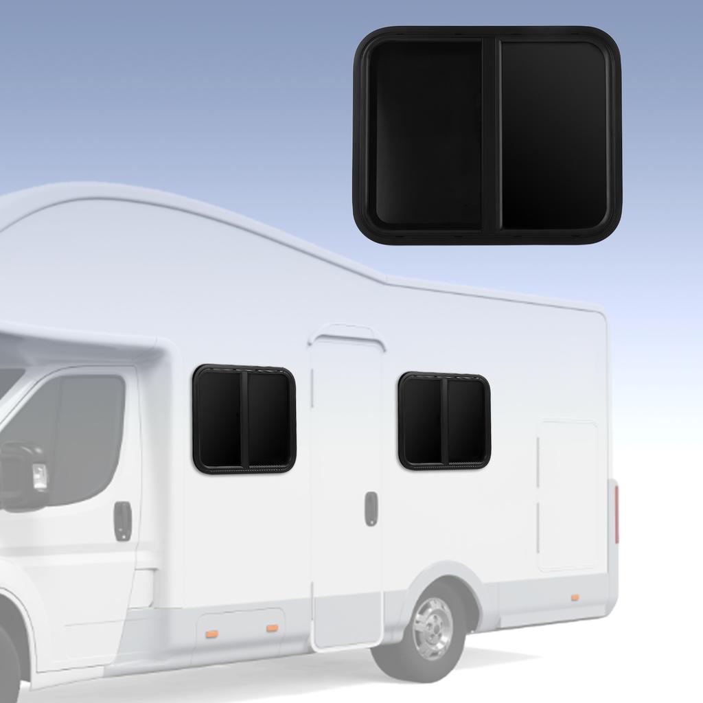 Push Pull Window Rounded Corner UV Proof Sealed Oxidation Resistant Smooth Polished for RV Camper En