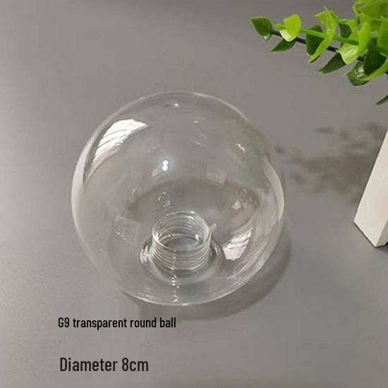 Матовый белый двойной стеклянный плафон G9 для подвесного светильника в гостиной или столовой