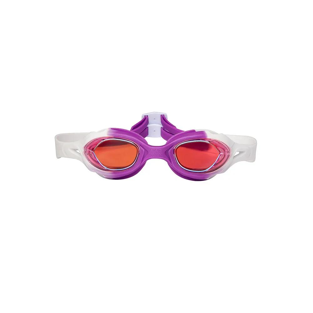 Madwave Children's Swimming Goggles Junior Mirror Rocket Rainbow