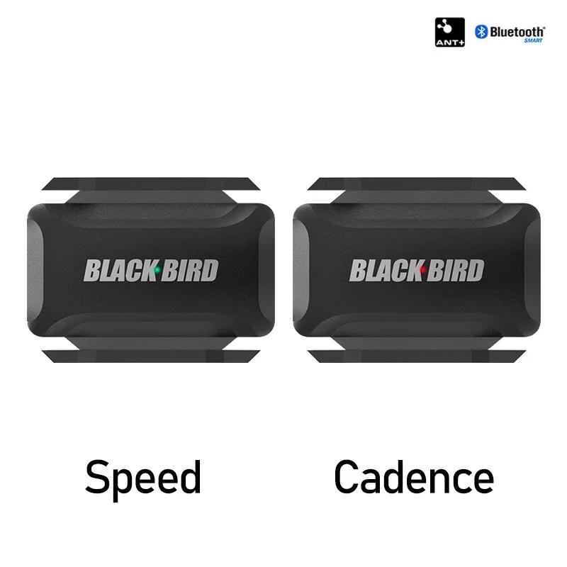 Black Bird Heart Rate Cadence Sensor Speed Speedometer ANT+ Bluetooth 5.0 Compatible with Garmin IGP Bryton Bike Computer