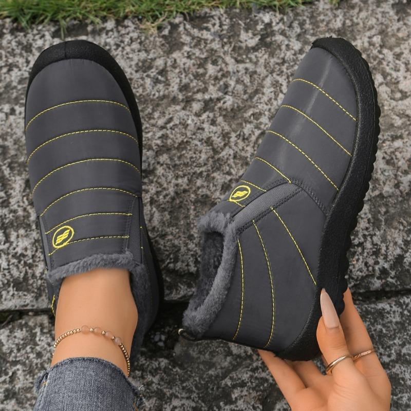 Women's Plus Size Old Beijing Snow Boots – Thickly Padded & Fleece-Lined, Warm Casual Cotton Winter Boots