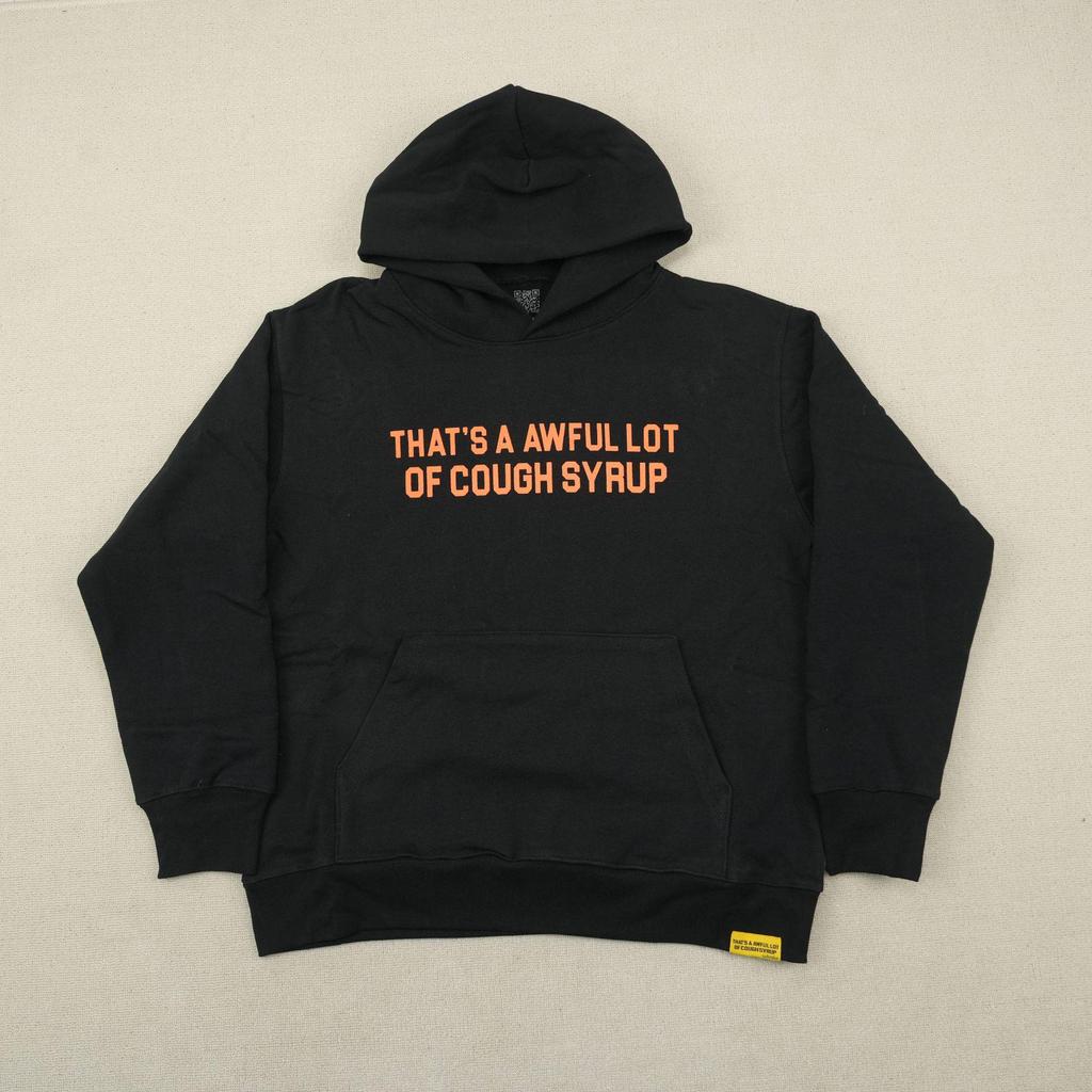 "That's an Awful Lot of Cough Syrup" Anime Print Hoodie for Men - Trendy Brand Original Label.