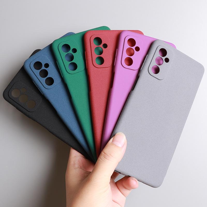 

Чехол для Samsung Galaxy A54 A14 A34 A24 A04 Silm Matte Standstone, мягкий чехол, полная защита, чехол для камеры