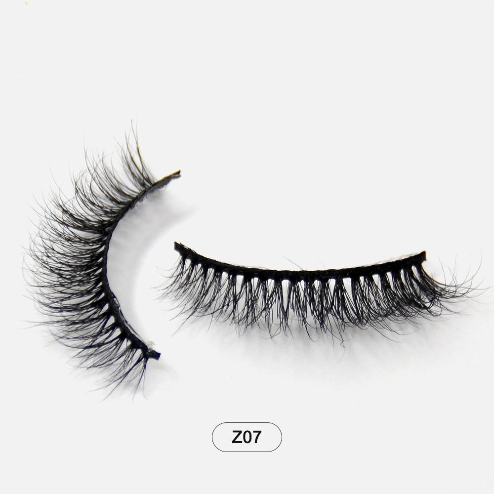 Dropshiping Makeup Mink Lashes Fluffy Soft Full Fake Eyelashes Natural False Eyelashes Wispy Lash Extension