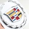 ABS Car Front Grille Center Emblem Cover for Cadillac SRX ATS XTS Front Rear Trunk Badge Sticker Decoration Exterior Accessories