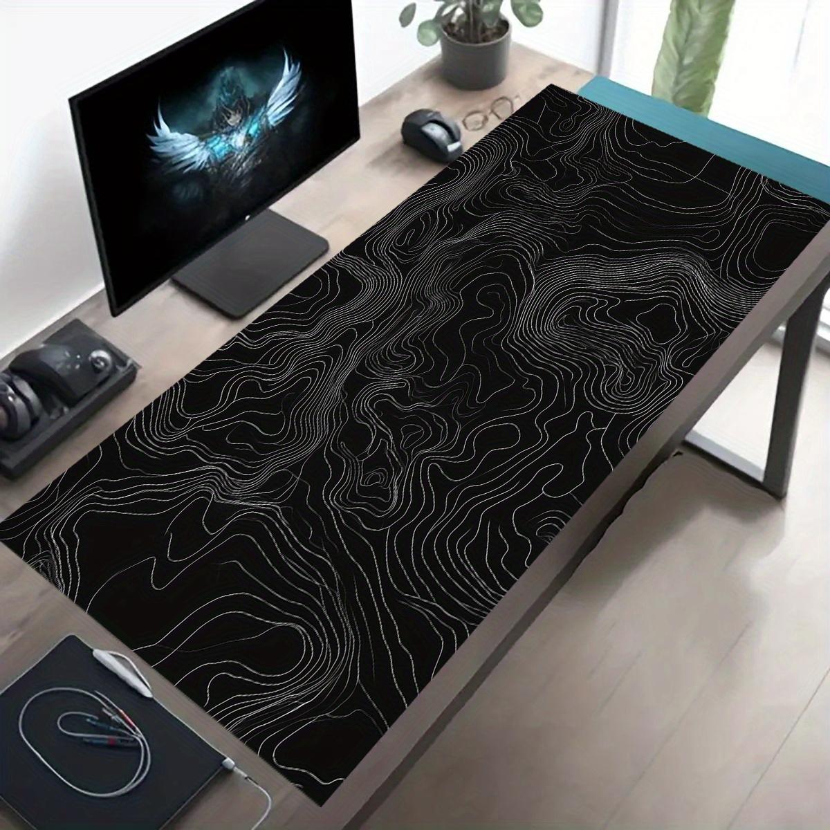 XXL Gaming Mouse Pad Desk Mat Cloth Surface Non Slip Rubber Base for PC Laptop Keyboard Work From Home Setup 400x800x2mm