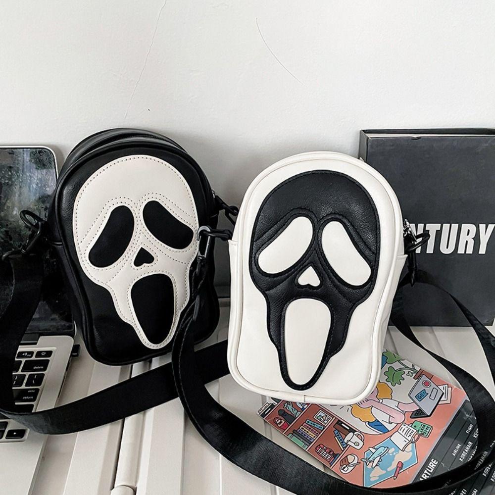 Korean Style Devil Ghost Shoulder Bag Small Bag Skull Crossbody Bag Casual   Travel
