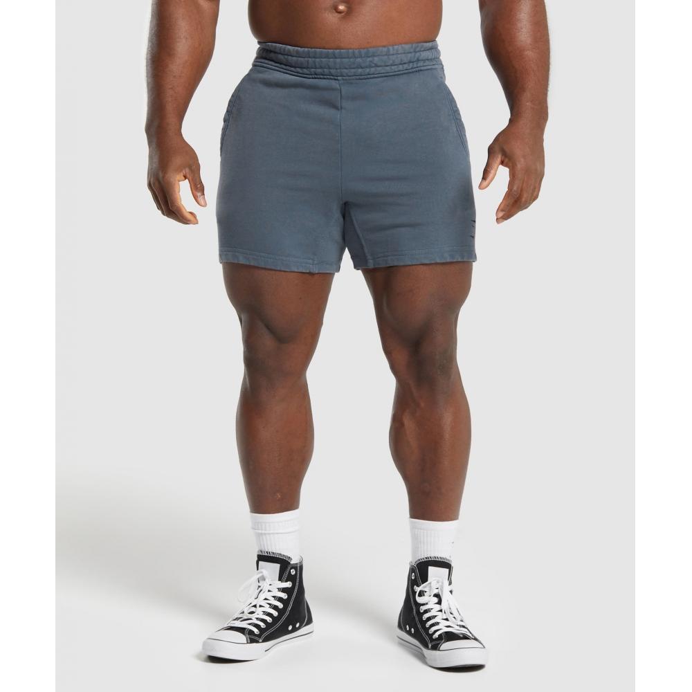 

Gymshark Power Washed 5 Shorts Titanium Blue A4a8k Ucms S