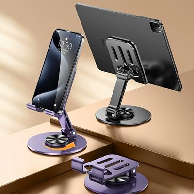 Vollmetall-360-Grad-Drehdekompressions-Handy-Tablet-Universalständer