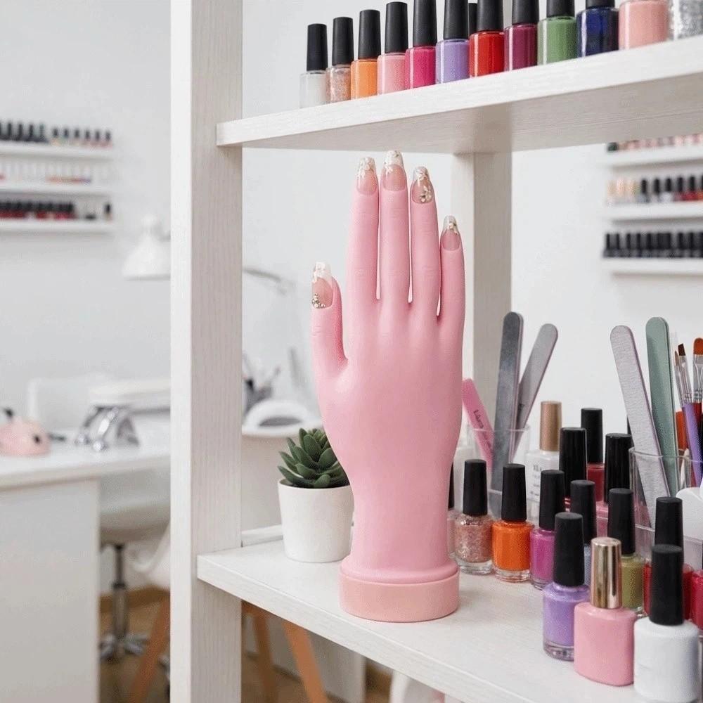 Multi-joint Fake Hand Flexible Bendable Hand Model Nail Practice Hand  Manicure Beginners