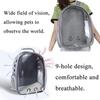 Cat Bag Cat Carrier Bag Outdoor Pet Shoulder Bag Carriers Backpack Breathable Portable Travel Transparent Bag for Small Dogs Cat