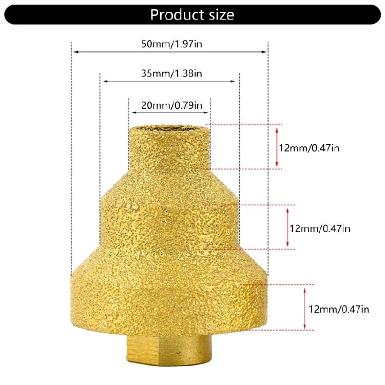 Step Chamfer Drill Bit Multi Layer Tapered Reamer 20-35-50mm Multilayered Cone Reamer for Metal, Wood, Concrete, Tile