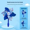 Seven-Color Rotating Pinwheel Pendant for Children's Bike or Stroller
