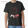 Valentines Day Gamers Video Gamer Classic T S Shirt Made In US AUS Size 2XL Vintage Washed Fashion Stretched Designer Clothes