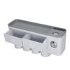 Hanging Magnetic Toothbrush Holder Set with Toothpaste Dispenser Squeezer Toiletry Drawer Holder