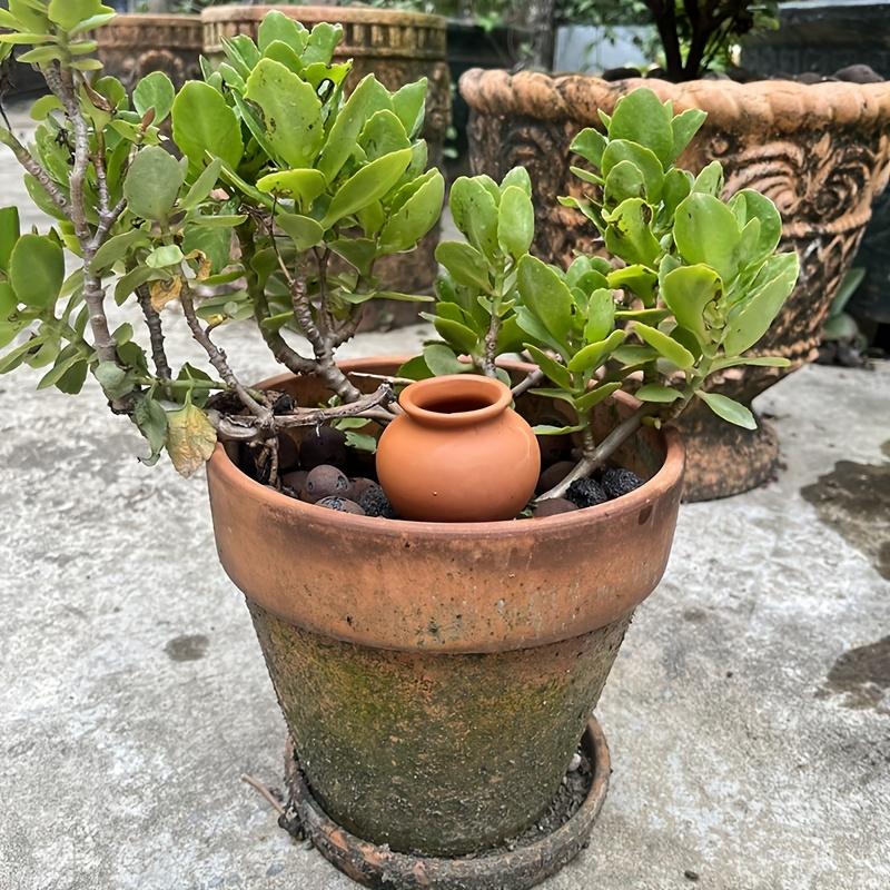 Clay Automatic Irrigation Dripper 4Pcs, Self-Absorbing Water Tip Irrigation Device, Upgraded Flowerpot Insertion Device, Suitable For Professional