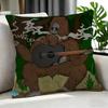 cartoon Sassy the Sasquatch Cushion Cover Cushion Cover Set Pcs x x x Pillowcase Decorative Sofa Home Decor