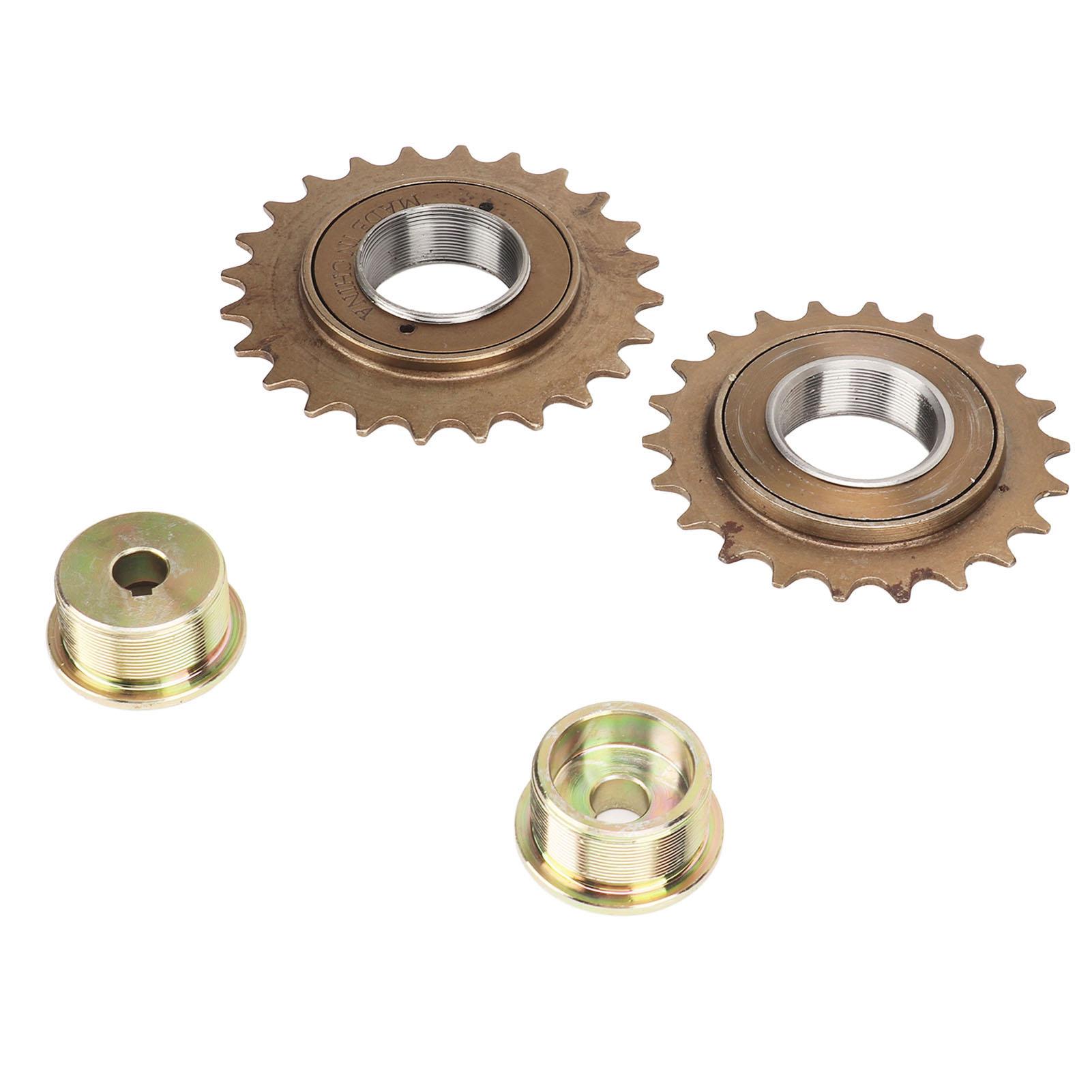 

Bike Freewheel Adapter Iron with 22T 24T Freewheel Left Right Drive Freewheel Adapter for Modification