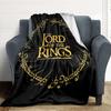 1pc The Lord of the Rings Flannel Throw Blanket Lightweight Soft Warm All Season Blanket for Sofa, Bed, Travel,L1028050