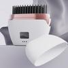 Mini Rechargeable Straightener Brush Portable Travel Lightweight Fast Heating Hot Comb 3 Temperature Setting Adjustable Electric Hair Styling Brush