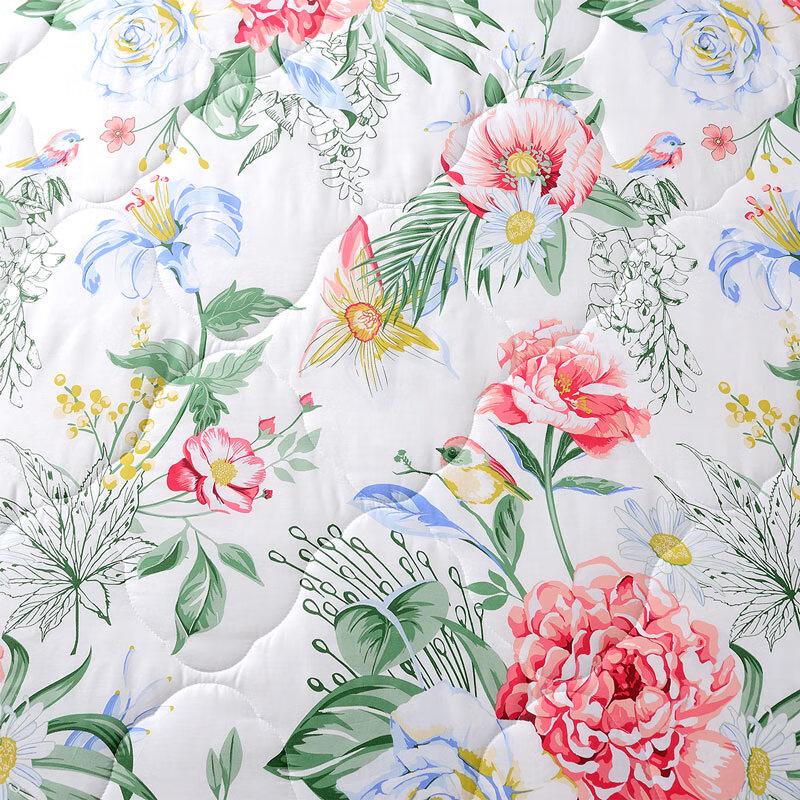 Fuanna Antibacterial Printed Seven-Hole Summer Comforter