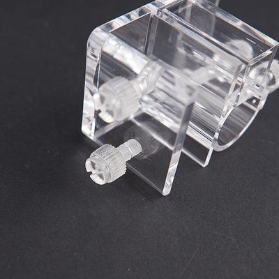 Aquarium Inflow Outflow Tube Holder Acrylic Mount Aquarium Fixing Tubing Clamp