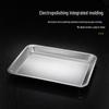 XUNIAN 304 Stainless Steel Rectangular Serving Tray
